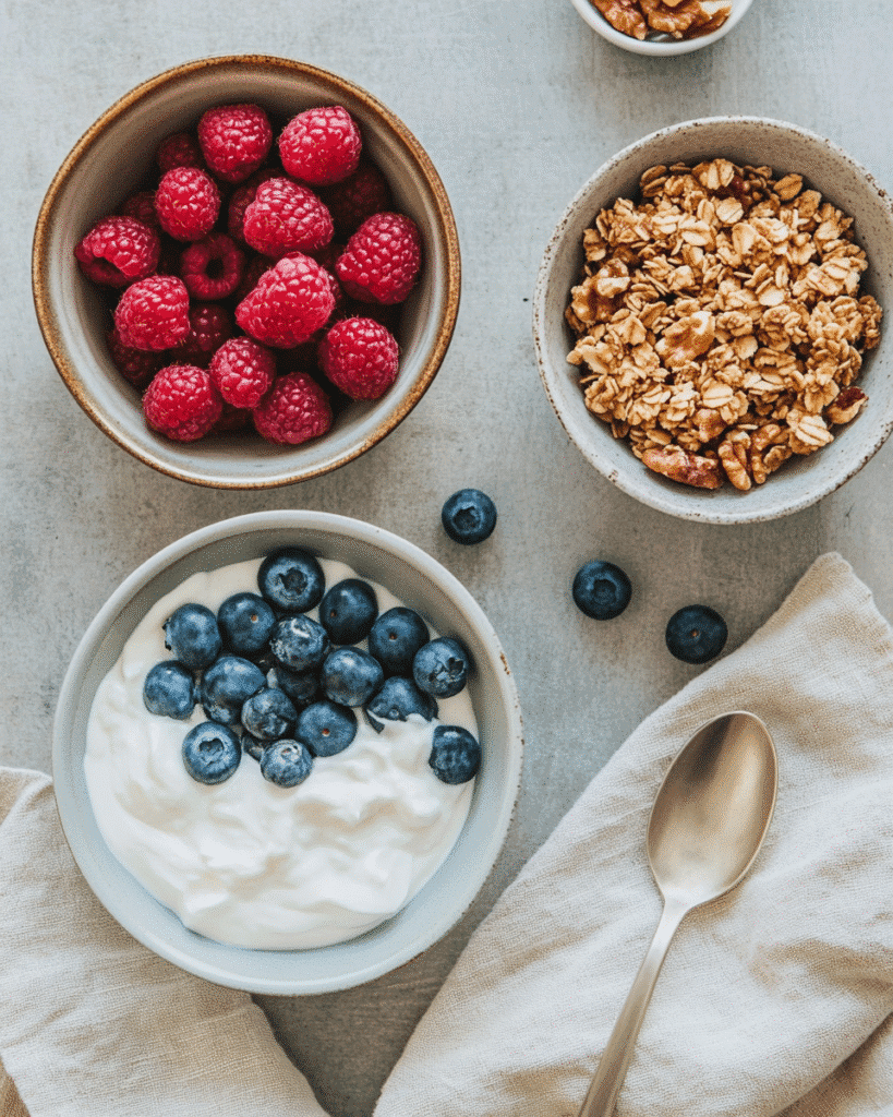 Toppings for chia seed yogurt recipe
