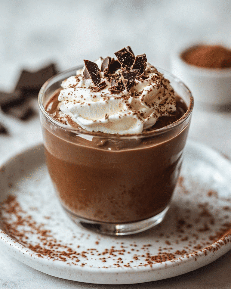 sugar free chocolate pudding in glass with ingredients beside