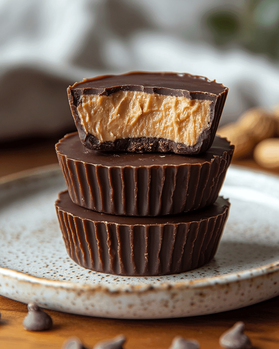 Home 9 Healthy Peanut Butter Cups (Sugar-Free!)