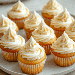 sugar free cupcakes with frosting on plate
